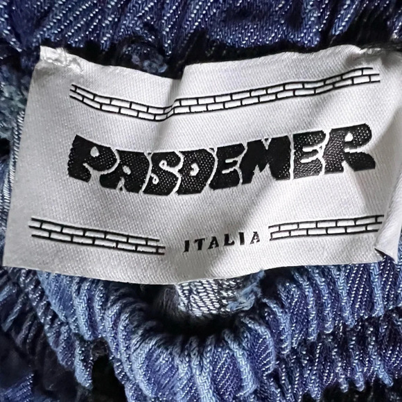 NWT PASDEMER Italia Men’s Athletic Denim Shorts - Picture 13 of 15